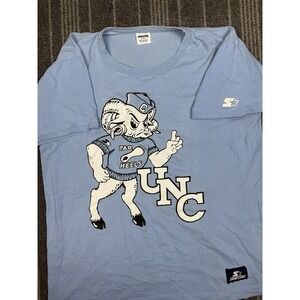 North‎ Carolina Tar Heels Shirt Mens XL Blue Unc NCAA Basketball Starter Vtg 90s